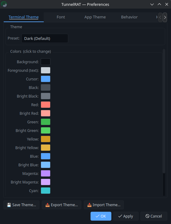 TunnelRAT theme system